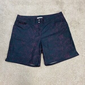 Adidas Athletic Golf 7" Printed Bermuda Shorts Size 10